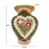 Amphorae Green Tufted Accent Pillow Model: TOV-C18744